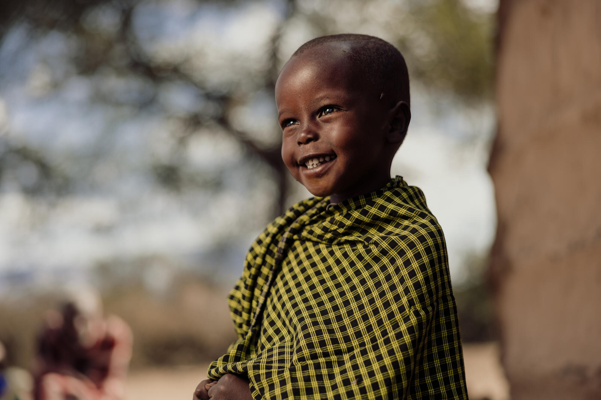 A recently sponsored child in Tanzania